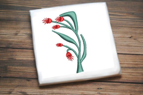 Floral Monogram Letter I: A Holiday Design Review