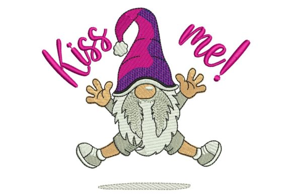 Kiss Me Gnome: A Seller’s Review for Valentine’s Embroidery