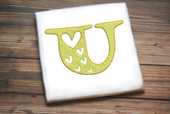 Review: Alphabet Letter U Multi Heart Design