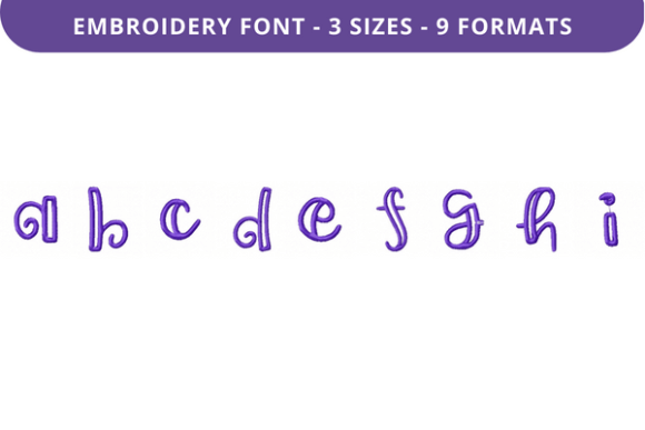 Review: Boxed Sage Font a to I for Embroidery