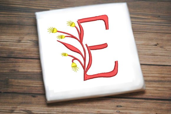 Review: Floral Monogram Letter E for Embroidery