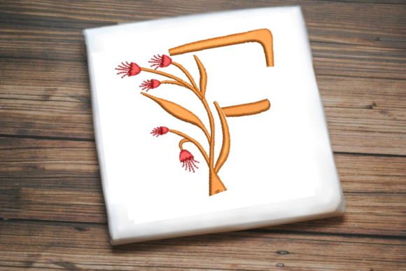 Review: Floral Monogram Letter F for Embroidery