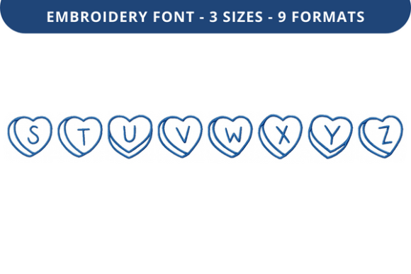 Review: Talking Hearts Font Lowercase S to Z