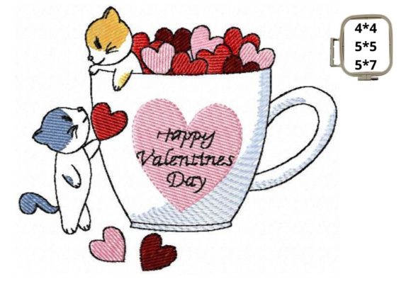 Review: Valentine’s Cats in a Cup Design
