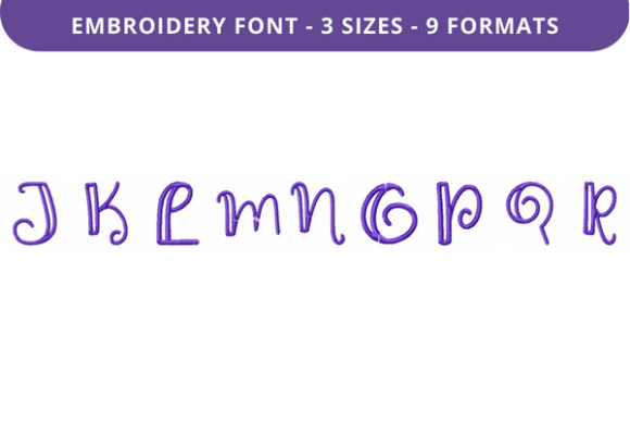 Reviewing Boxed Sage Font Uppercase J to R