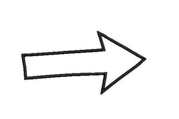 Reviewing Hand Drawn Outline of an Arrow for Holiday Crafts