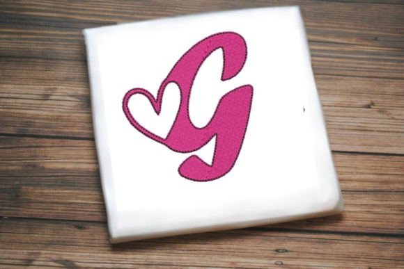 Reviewing Letter G with Beautiful Heart for Etsy Shops
