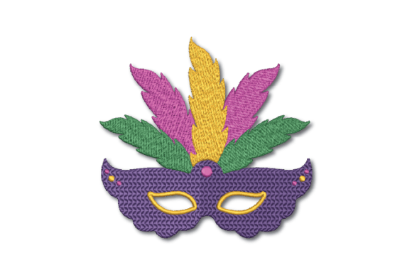 Reviewing Marid Gras Mask with Feathers for Apparel