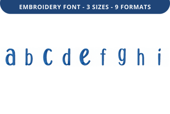 Reviewing Rosmerta Font Lowercase a to I for Craft Fairs