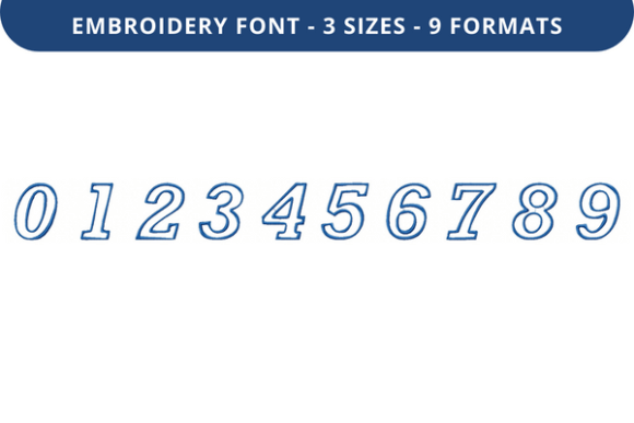 Reviewing Sells Word Font 0 to 9 for Boutique Apparel